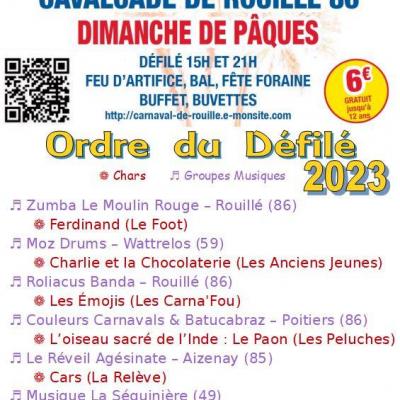 Ordre Défile 2023